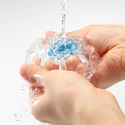 Tenga - Aero Cobalt Ring - Masturbator - Inclusief Droog Standaard - Wit — thumbnail 3