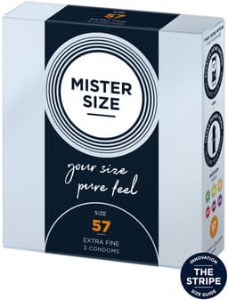MISTER SIZE 57 Ultra Dunnen L condooms (3 pack) — thumbnail 7