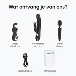 Intimate Desires® - Pleasure Box - Clitoris Stimulator - Magic Wand Vibrator - Verwarmde Vibrator - 3 in 1 set - Oplaadbaar - Sex toys voor Vrouwen - Seksspeeltjes — thumbnail 3