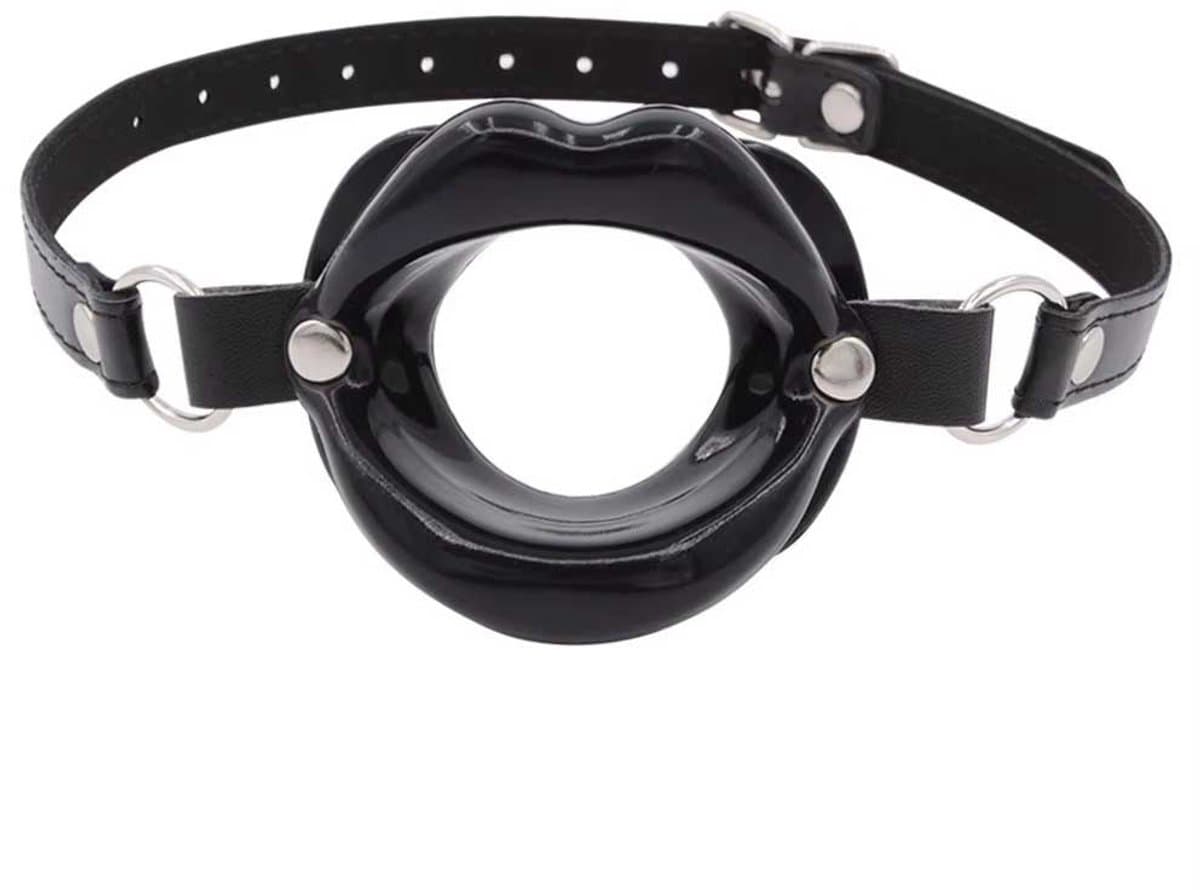 Gag Mond - Mond Spreider - BDSM - Knevel - Orale Seks - Zwart — afbeelding 1