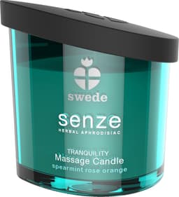 Swede Massage Kaars Swede - Senze Tranquility Massage Candle Spearmint Rose OrangeÂ — thumbnail 2