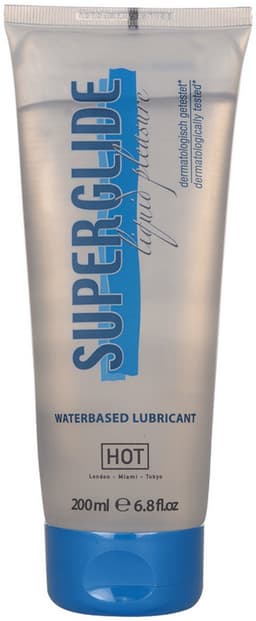 HOT Superglide Natural - Glijmiddel Op Waterbasis in Handige Tube - 200ml — thumbnail 6