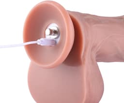 Vibrerende Gearderde Dildo XL 30 cm KlicLok — thumbnail 2