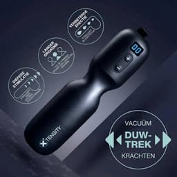 Xtensity 1 – Automatische Masturbator – Langduriger Vacuüm orgasme - 7 snelheden tot ultieme sensatie - Push-pull krachten - Oplaadbaar – Diepere stimulatie – sex toys voor mannen – masturbators voor man – sex speeltjes – seksspeeltjes – Zwart — thumbnail 4