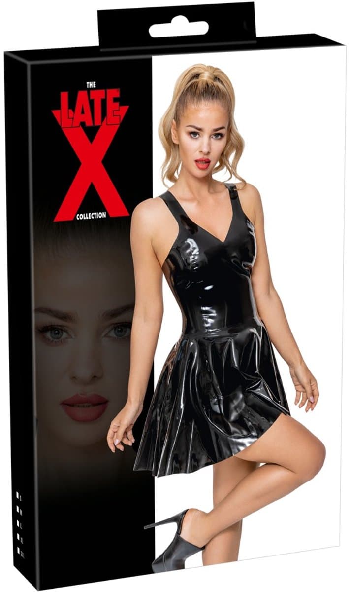 Latex Mini Jurk XL — afbeelding 1