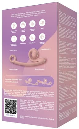 Snail Vibe - Snail Vibe - Curve Vibrator - Peachy Pink — thumbnail 4