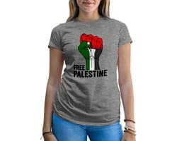 Dames T-Shirt Vrijheid Palestina Solidariteit Shirt