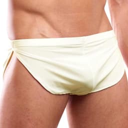 Comfortabele en Sexy Heren Split Shorts Loungebroek - Dunne Stretchy Stof — thumbnail 2