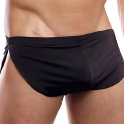 Comfortabele en Sexy Heren Split Shorts Loungebroek - Dunne Stretchy Stof — thumbnail 5