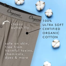 3-Pack Heren Boxershorts - 100% Zacht Biologisch Katoen — thumbnail 3