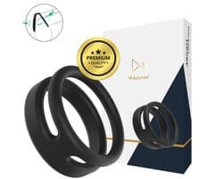 Cockring Siliconen - Nappex™ Javari Penisring voor een Stevige Erectie [Discreet Verzonden] - Rekbare Ballstretcher - Sex Toys voor Mannen en Koppels - Kamasutra - BDSM - Seksspeeltjes Zelf Aftrekken - Erotiek