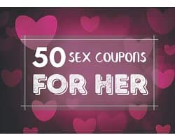 50 Sex Coupons for Her – Het Perfecte Cadeau voor Haar Plezier