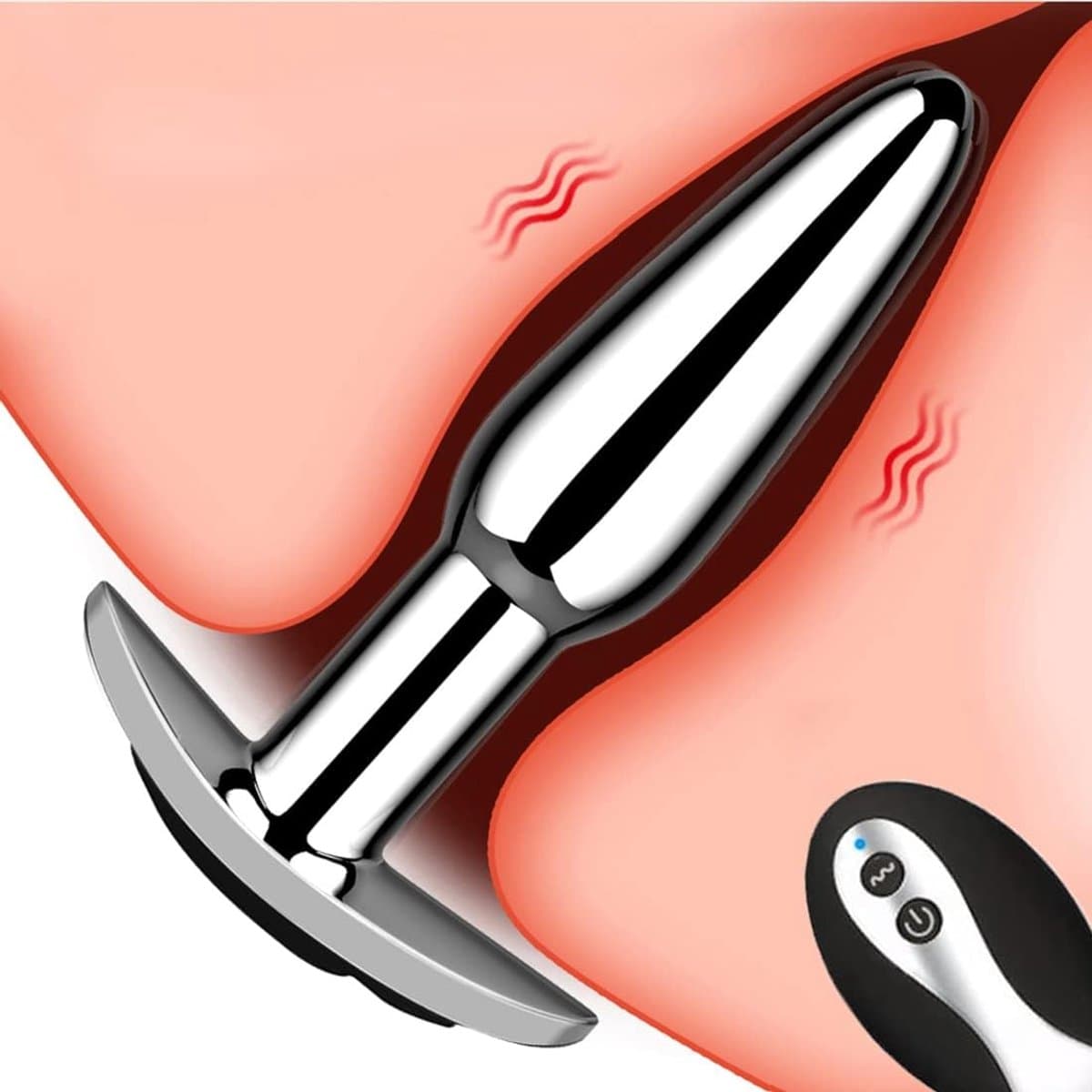 Lzwintrading - Buttplug Vibrator met Afstandsbediening - Vibrators voor Vrouwen & Mannen - Prostaat Stimulator - Metalen Butt Plug met 10 Vibratie Standen - Sex Toys voor Koppels - Anale Speeltjes - Vibrerende Buttplug — afbeelding 1
