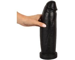 Extreem Grote Zwarte Dildo De Giant- Gigantische Dikke Zwarte Dildo - Grote Dildo 30 Cm Lang - Doorsnede 9.1 cm