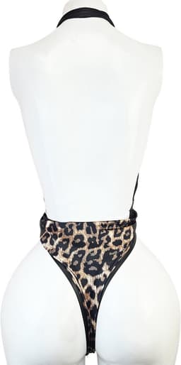 Jumpsuit - Maat onesize - Panterprint pak Sexy body — thumbnail 2