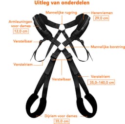 DOWO® - Sex Schommel - BDSM Extreme Bondage Set - met Leren Oogmasker - Sex Toys voor Koppels - Sexschommel - Seksspeeltjes - Sex Pakket en Toys - Discreet Verpakt — thumbnail 5