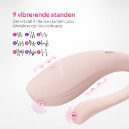 Pure Pleasure® Vibrators voor Vrouwen - Vibrerend Ei met App – Draadloos Tril Ei voor Vrouwen en Koppels – Siliconen Seksspeeltje – Roze – Oplaadbaar – Waterdicht – Stil Gebruik — thumbnail 7