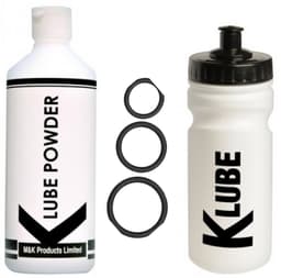 K Lube Poeder voor 20 Liter Glijmiddel met K Lube Shaker (Bidon) + Rubber Cockring Set — thumbnail 1