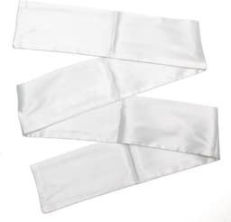 Rimba - Blinddoek - Ook Voor Bondage - Wit - Nylon - Lengte 150 cm - Breedte 10 cm — thumbnail 4