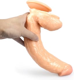XXL DILDO 28 cm - Dildo met zuignap - Groot formaat - Prettige aderen - PVC - 28 cm - Vaginaal en Anaal — thumbnail 10