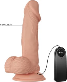 Pretty Love - Zebulon - Realistische Vibrerende Dildo - Lichte Huidskleur - Met afstandsbediening — thumbnail 2
