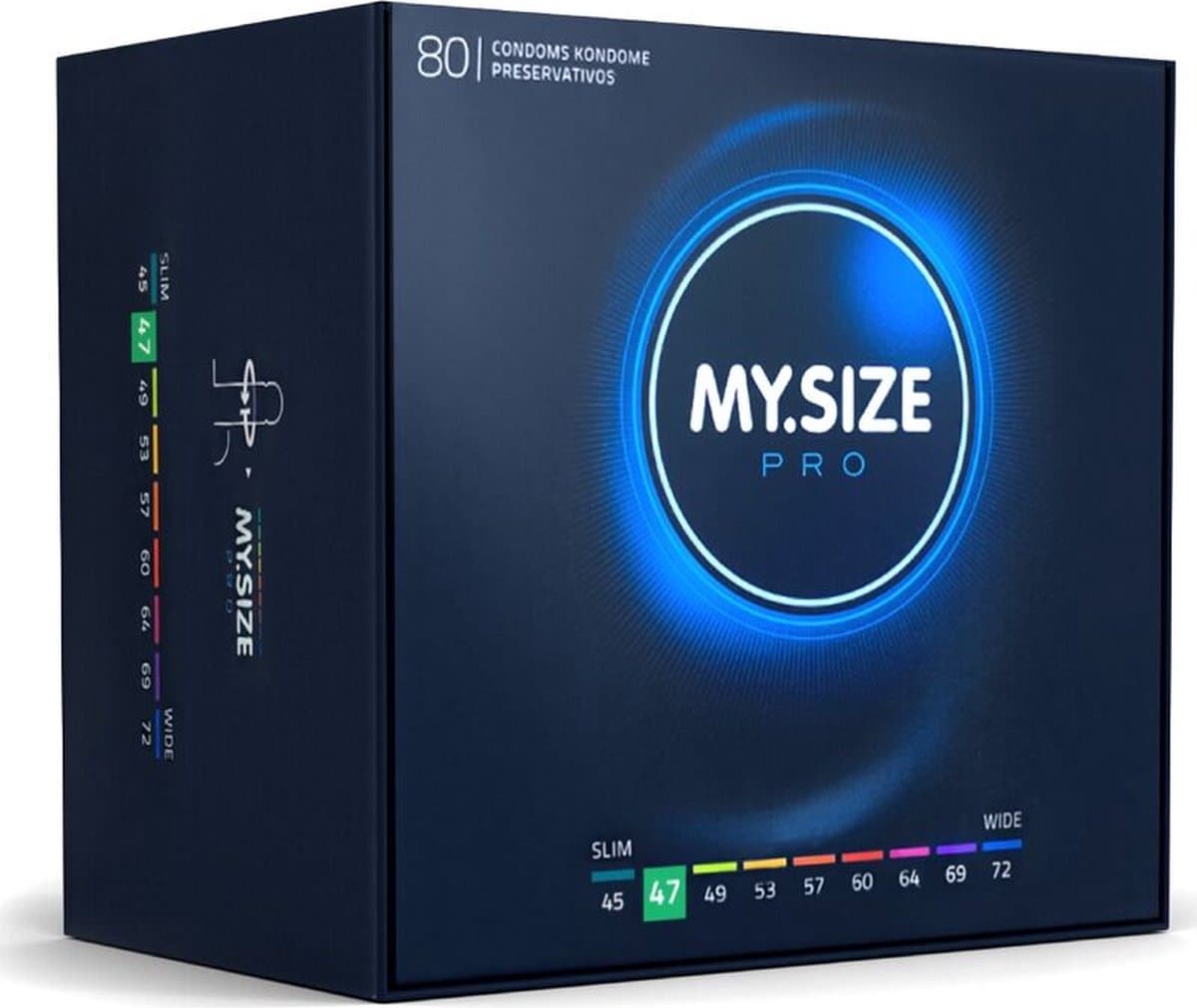 MY SIZE PRO | My Size Pro Condoms 47 Mm 80 Units — afbeelding 1