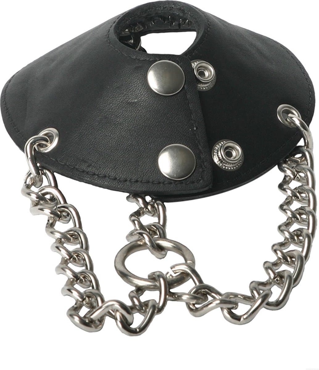 Strict Leather Parachute Ballstretcher Met Spikes — afbeelding 1