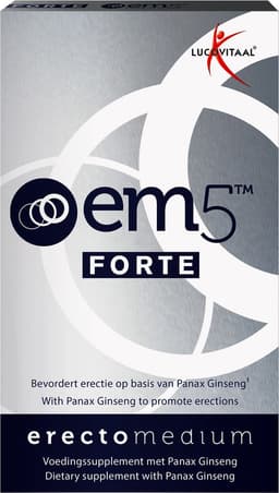 Lucovitaal EM5 Erectomedium Forte - 6 capsules - Voedingssupplementen — thumbnail 13