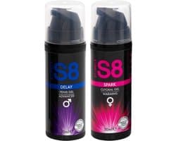 Stimul8 - Stimulerend Middel - Clitoris Stimulerend + Klaarkomen Vertragend - 2*30ml