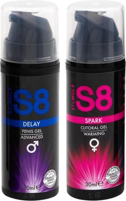 Stimul8 - Stimulerend Middel - Clitoris Stimulerend + Klaarkomen Vertragend - 2*30ml — thumbnail 1