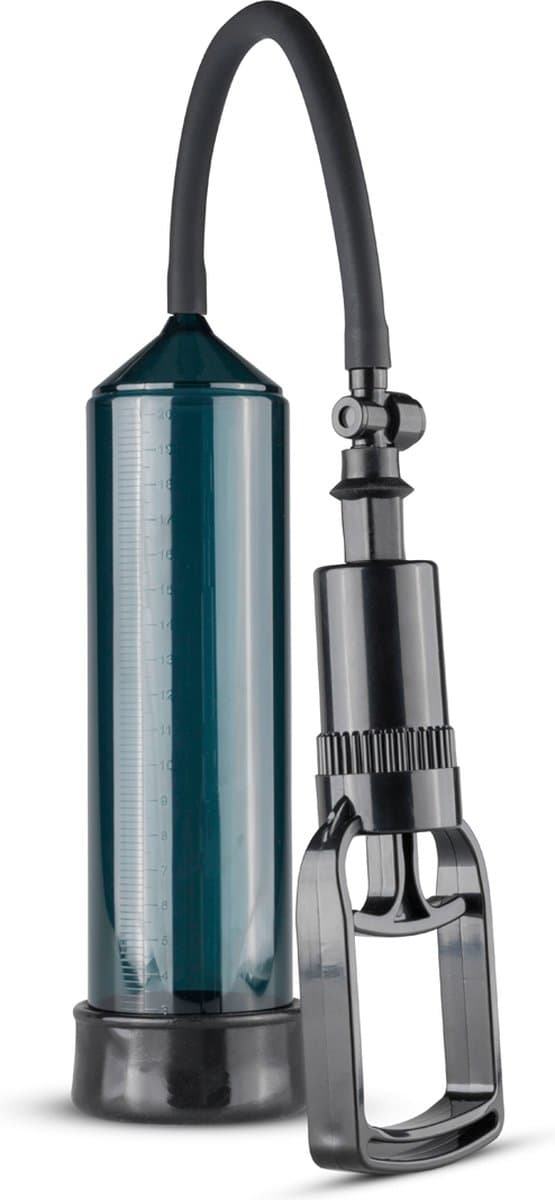 EasyToys - Penispomp met Grippomp - Sex Toys voor Mannen - Voor een Hardere en Langere Erectie - 20 cm - Zwart — afbeelding 1