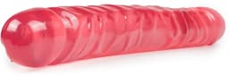 Doc Johnson Crystal Jellies dubbele dildo Jr. Double Dong roze - 30,23 cm — thumbnail 14