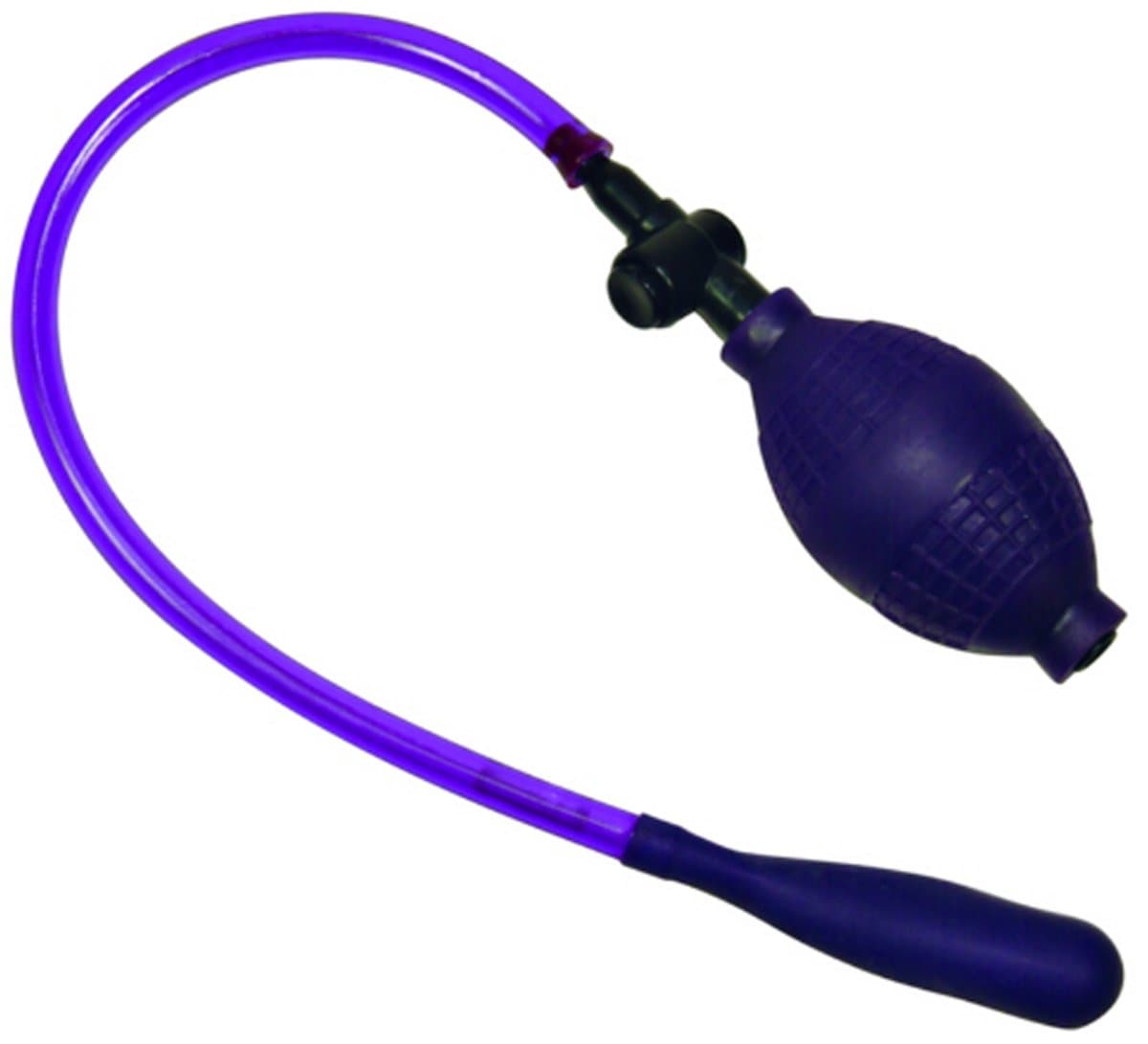 Bad Kitty – Latex Opblaas Ballon voor Anaal of Vaginaal Gebruik met Handpomp – Paars — afbeelding 1