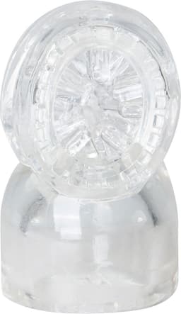 EasyToys Wand Collection – Opzetstuk Met Masturbator - Clear — thumbnail 3