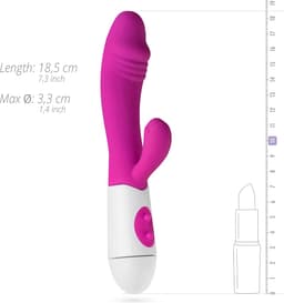 Teazers - Tarzan Vibrator - Rabbit Vibrator voor Beginners - Vibrators voor Vrouwen - Sex Toys voor Vrouwen - G-Spot Vibrator - Dildo - Clitoris Stimulator - Roze — thumbnail 8