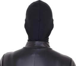Kiotos - Zwarte BDSM Hood - Spandex Met Mondopening — thumbnail 8