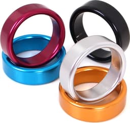 Kiotos - Aluminium Lichtgewicht Cockring - Blauw 45 mm — thumbnail 5