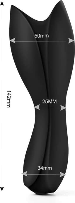 Vibrerende Masturbator met 3 Dilators - Eikel Vibrator - 10 Standen - Oplaadbaar - Zacht Siliconen - Vibrator voor Mannen — thumbnail 3
