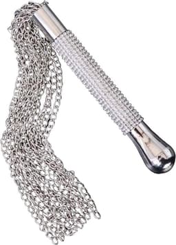 Nooitmeersaai - Metalen ketting zweep zilver - 44 cm — thumbnail 2
