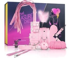 Secret Pleasure Chest - Pink Pleasure - SM - BDSM - Set - Sex Toys voor Mannen en Vrouwen - Erotische Cadeauset