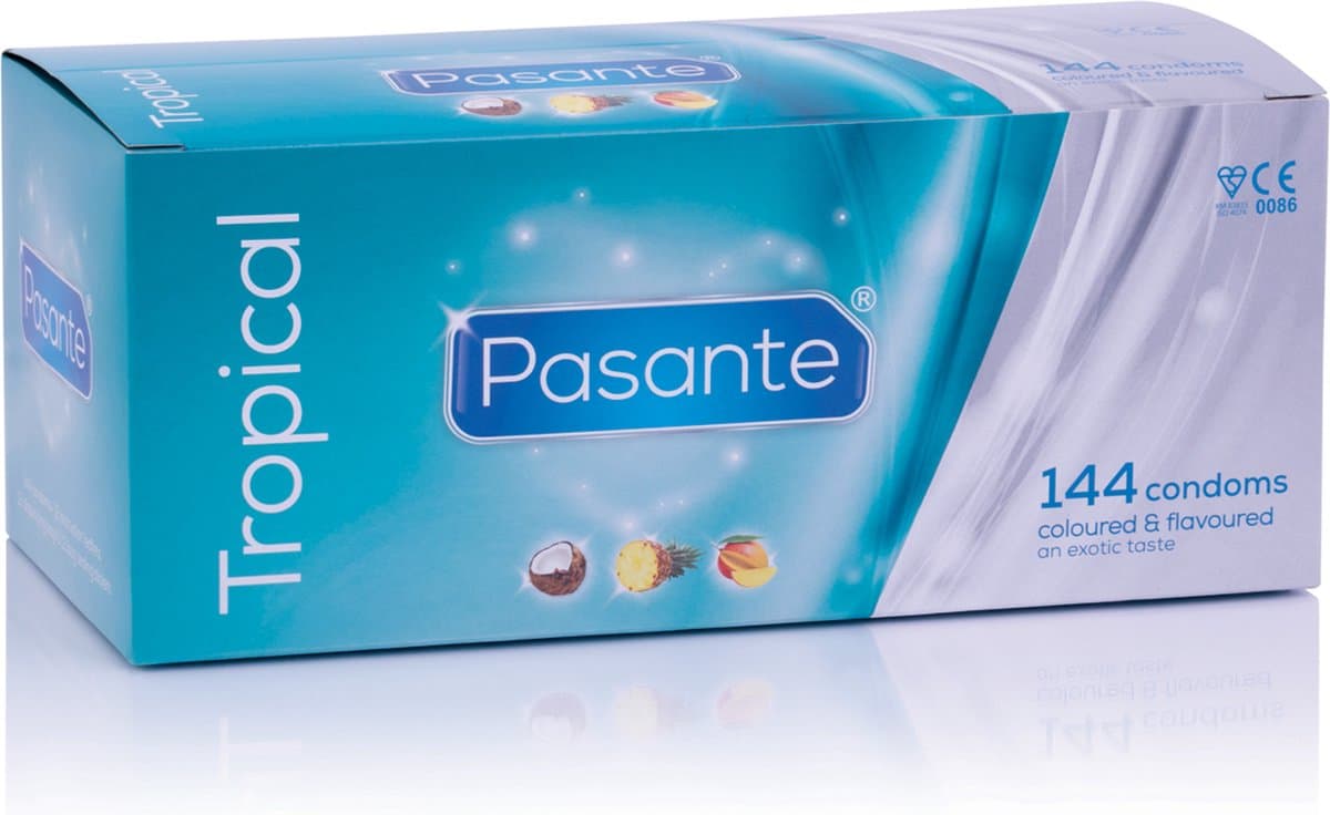Pasante Tropical condooms - 144 stuks — afbeelding 1