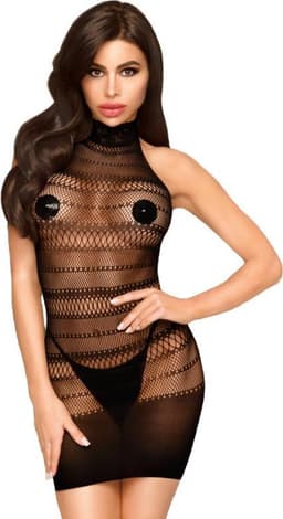 Penthouse Lingerie Epic Night - Erotische Jurk - Maat XL - Zwart — thumbnail 4
