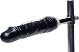 XR Brands - Master Series - Imprisoned Metal Stockade with Dildo - Black — thumbnail 5