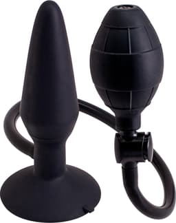 Seven Creations - Inflatable Butt Plug M - Anal Toys Buttplugs Zwart — thumbnail 1