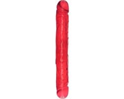 Doc Johnson Crystal Jellies dubbele dildo Jr. Double Dong roze - 30,23 cm — thumbnail 12
