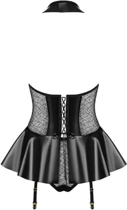 Obsessive Sexy Korset met String –  Erotisch Korset – Maat L/XL – Zwart — thumbnail 11
