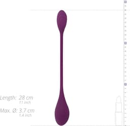 Easy Choice - Koppelvibrator - Sex Toys voor Vrouwen en Mannen - Vibrators voor Vrouwen en Mannen - G-Spot Vibrator - Koppel Vibrator - Glijmiddel Waterbasis - EasyGlide Glijmiddel - Erotische Giftset - Cadeau Vrouw en Man - EasyToys - Paars — thumbnail 4