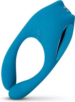 EasyToys - Flexibele Koppel Vibrator - Vibrators voor Vrouwen en Mannen - Sex Toys voor Vrouwen - Vibrators - Blauw — thumbnail 1