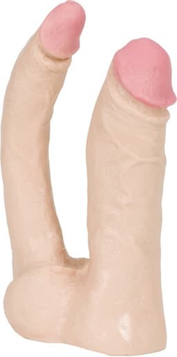 Doc Johnson The Naturals realistische dildo The Naturals - Double Penetrator beige - 16 cm — thumbnail 4