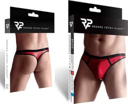 Wetlook Men's thongs - Red — thumbnail 3